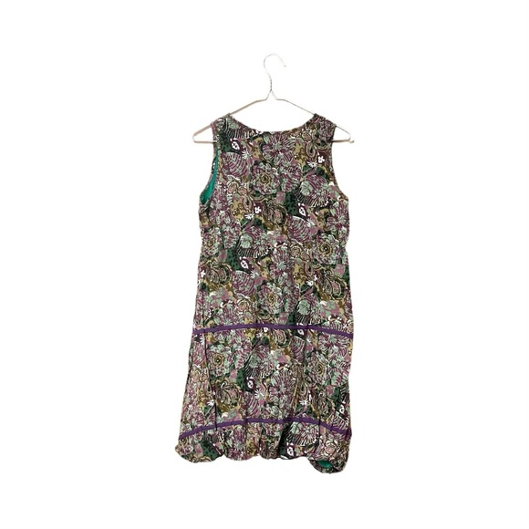 Purple, Green Handmade from India Dress - Picture 2 of 4